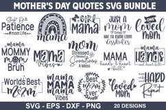 Mother&#039;s Day SVG Bundle - Mother&#039;s Day t-shirt Design Product Image 1