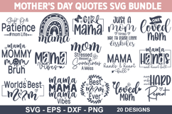Mother&#039;s Day SVG Bundle - Mother&#039;s Day t-shirt Design Product Image 2