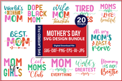 Mother&#039;s day SVG Bundle, SVG Cut file design Product Image 1