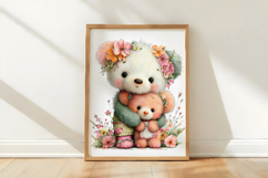 Mother’s Day Teddy Bear Clipart Product Image 2