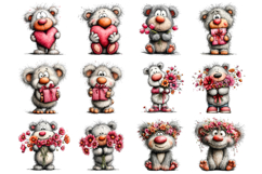 Mother’s Day Teddy Bear Sublimation Product Image 4