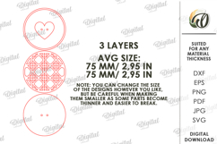 Mother's Day Tiered Tray Decor Laser Cut. Mother's Day SVG Product Image 3