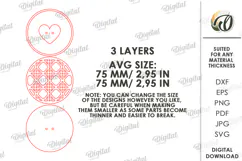 Mother's Day Tiered Tray Decor Laser Cut. Mother's Day SVG Product Image 3