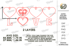 Mother's Day Tiered Tray Decor Laser Cut. Garland SVG Product Image 2