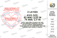 Mother's Day Tiered Tray Decor Laser Cut. Mother's Day SVG Product Image 2