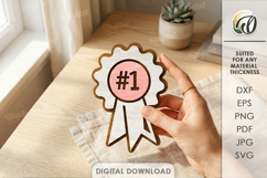 Mother's Day Tiered Tray Decor Laser Cut. Mother's Day SVG Product Image 1