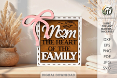 Mother's Day Tiered Tray Decor Laser Cut. Mother's Day SVG Product Image 11