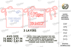 Mother's Day Tiered Tray Decor Laser Cut. Wall Decor SVG Product Image 2
