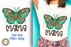 Mother&#039;s Day Watercolor Butterfly Sublimation PNG Product Image 1