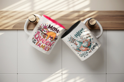 Mother's Day mug wrap printable sublimation design Product Image 3