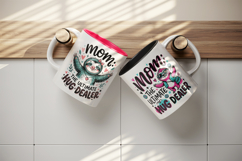 Mother's Day mug wrap printable sublimation design Product Image 3