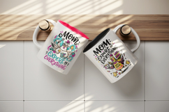 Mother's Day mug wrap printable sublimation design Product Image 3