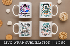 Mother's Day mug wrap printable sublimation design Product Image 1