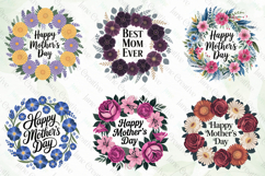 Mothers Day Wreath Png Bundle Product Image 3