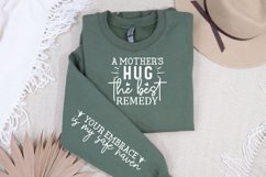 A Mother&#039;s Hug The Best Sleeve SVG, Mother&#039;s Day SVG Design Product Image 2