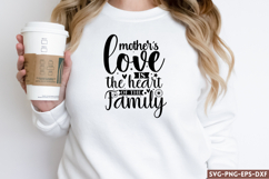 Mother&#039;s love is the heart SVG, Mom SVG Product Image 1
