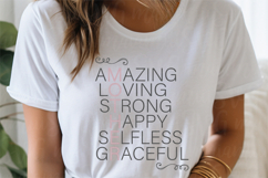 Mother - Amazing Loving Strong Happy Selfless Graceful Product Image 2