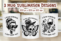 Funny Mom Mug Sublimation | Few Kids Ago Girl Mom PNG Product Image 1