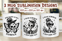 Funny Mom Mug Sublimation | Few Kids Ago Girl Mom PNG Product Image 1