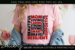 Mothers Day Subway Art SVG Mummy Mama Mom T-shirt Mug Design Product Image 5