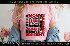 Mothers Day Subway Art SVG Mummy Mama Mom T-shirt Mug Design Product Image 5