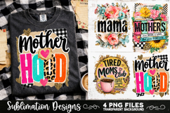 Trendy Mama PNG , Retro Collage Mama 4 Designs Sublimation Product Image 6