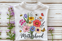 Motherhood Floral Bouquet PNG Design Product Image 2