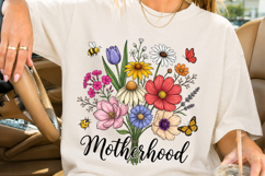 Motherhood Floral Bouquet PNG Design Product Image 3