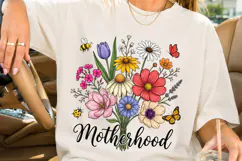 Motherhood Floral Bouquet PNG Design Product Image 3