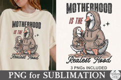 Motherhood is the Realest Hood Png Product Image 3