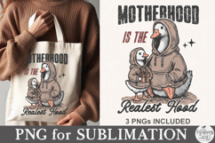 Motherhood is the Realest Hood Png Product Image 4