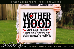 Motherhood Mom SVG for Cricut Mothers Day T-shirt Mug Design Product Image 6