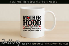 Motherhood Mom SVG for Cricut Mothers Day T-shirt Mug Design Product Image 5