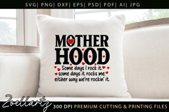 Motherhood Mom SVG for Cricut Mothers Day T-shirt Mug Design Product Image 4