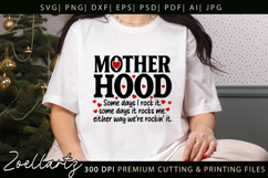 Motherhood Mom SVG for Cricut Mothers Day T-shirt Mug Design Product Image 1