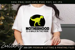 Funny Mom Life SVG for Cricut Mothers Day T-shirt Mug Design Product Image 1