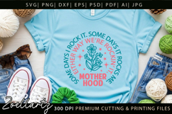 Motherhood Mom SVG for Cricut Mothers Day T-shirt Mug Design Product Image 2