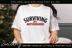 Motherhood Mom SVG for Cricut Mothers Day T-shirt Mug Design Product Image 2