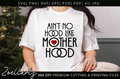 Motherhood Mom SVG for Cricut Mothers Day T-shirt Mug Design Product Image 1