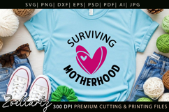 Funny Mom Life SVG for Cricut Mothers Day T-shirt Mug Design Product Image 5
