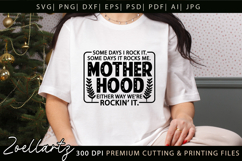 Motherhood Mom SVG for Cricut Mothers Day T-shirt Mug Design Product Image 2