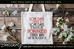 Motherhood Mothers Day SVG for Cricut Mom T-shirt Mug Design Product Image 6