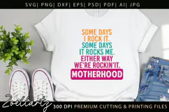 Motherhood Mom SVG for Cricut Mothers Day T-shirt Mug Design Product Image 5