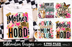 Trendy Mama PNG , Retro Collage Mama 4 Designs Sublimation Product Image 3
