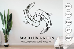 Wall Sticker Engraving dxf / Laser Cut svg Product Image 1