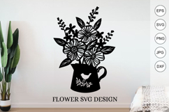 Wall sticker decal / flower svg design Product Image 1