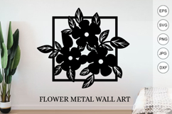Flower Metal Wall Art Laser Cut / Laser Cut Files Product Image 1