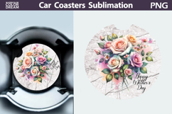 Happy Mothers Day Car Coaster | Mothers Day Coaster Product Image 1