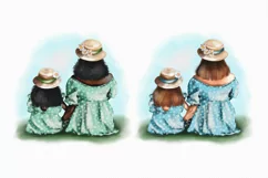 Mothers Day Clipart Mother Daughter Matherhood Sublimation Product Image 2
