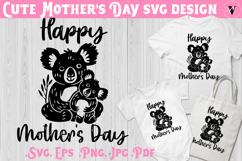Mothers Day SVG | Koala SVG | Cute animal Product Image 1